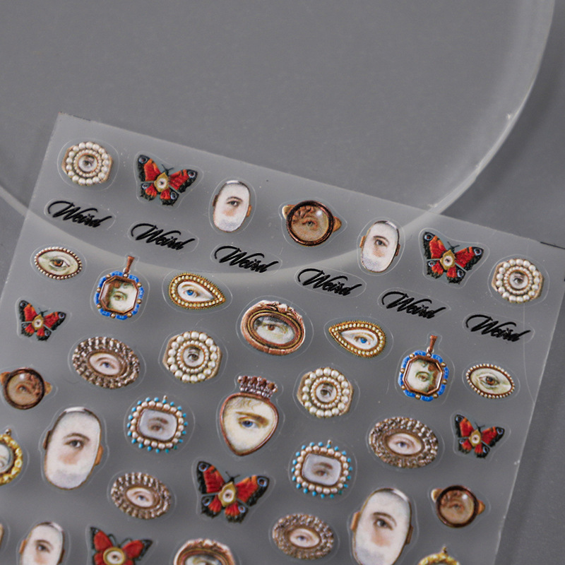 Nail Art Xmas - 1 pz 5D In Rilievo Halloween