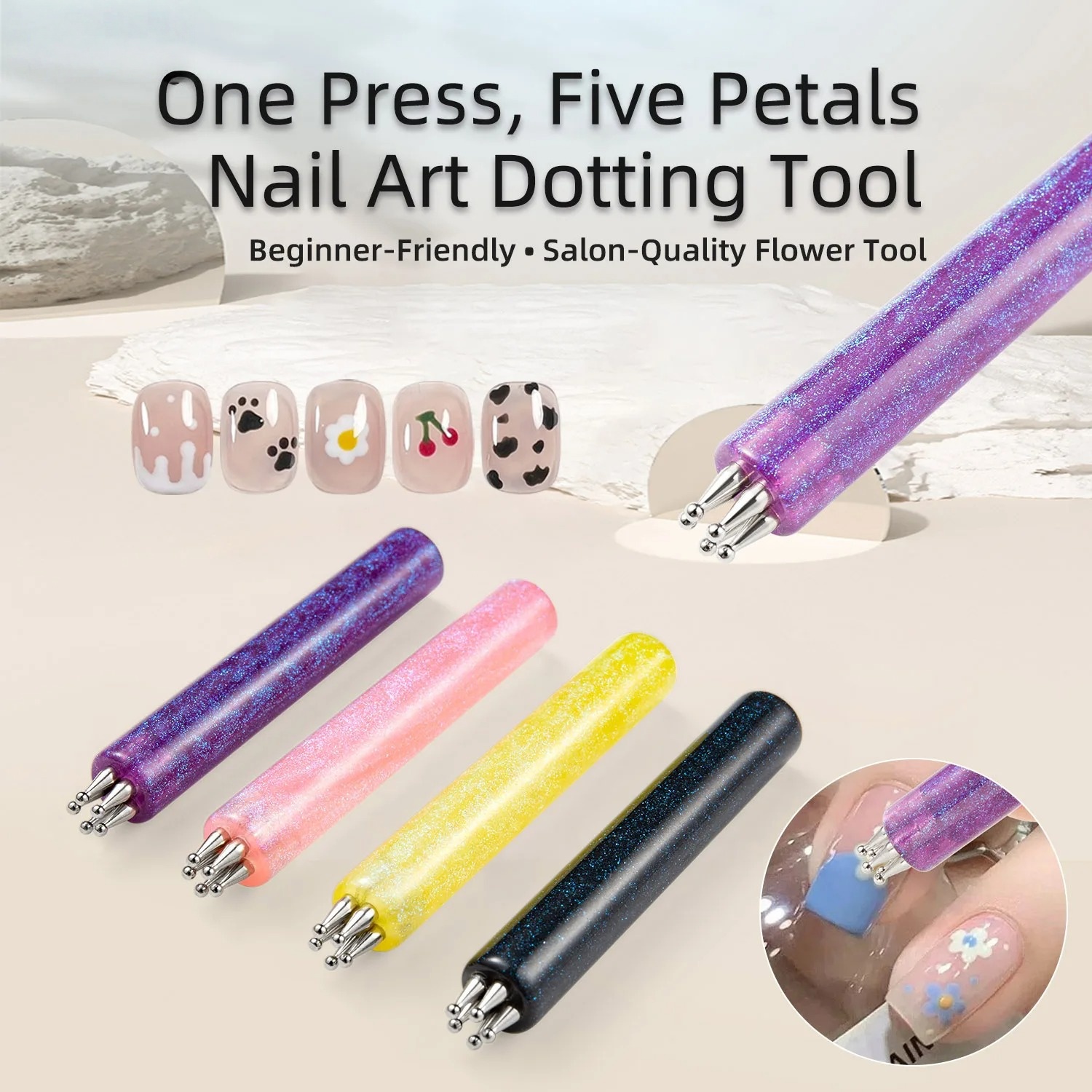 Nail Art One Stroke - 1 pz Penna per Nail Art