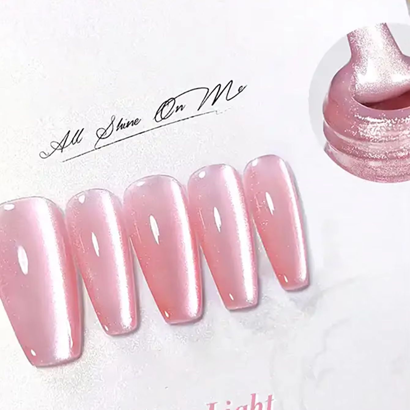 Nail Art Cat Eye Pink - TC 1 pz estate nuovo rosa