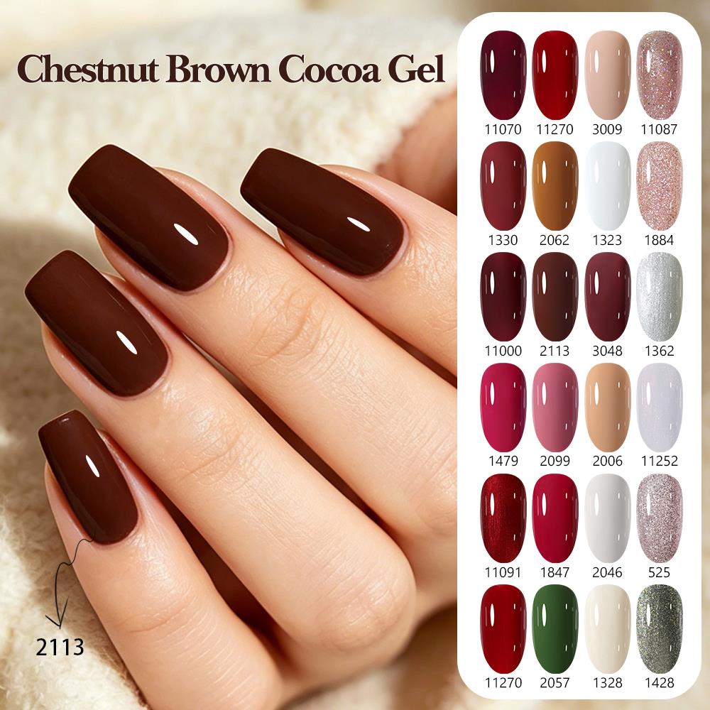 Nail Art Burgundy - Smalto Gel Clou Beaute Autunno Inverno,
