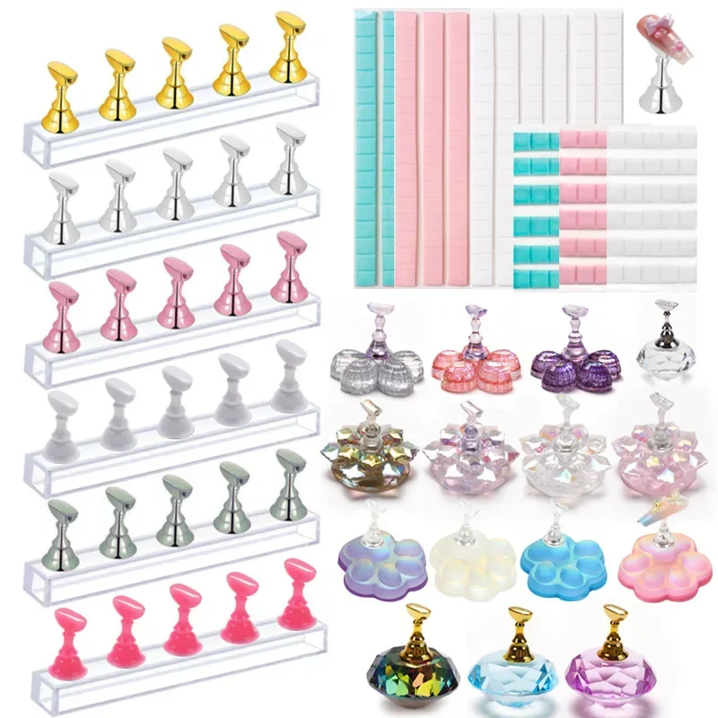 Nail Art Gold - 5 pz/pacco scacchi magnetico supporto per