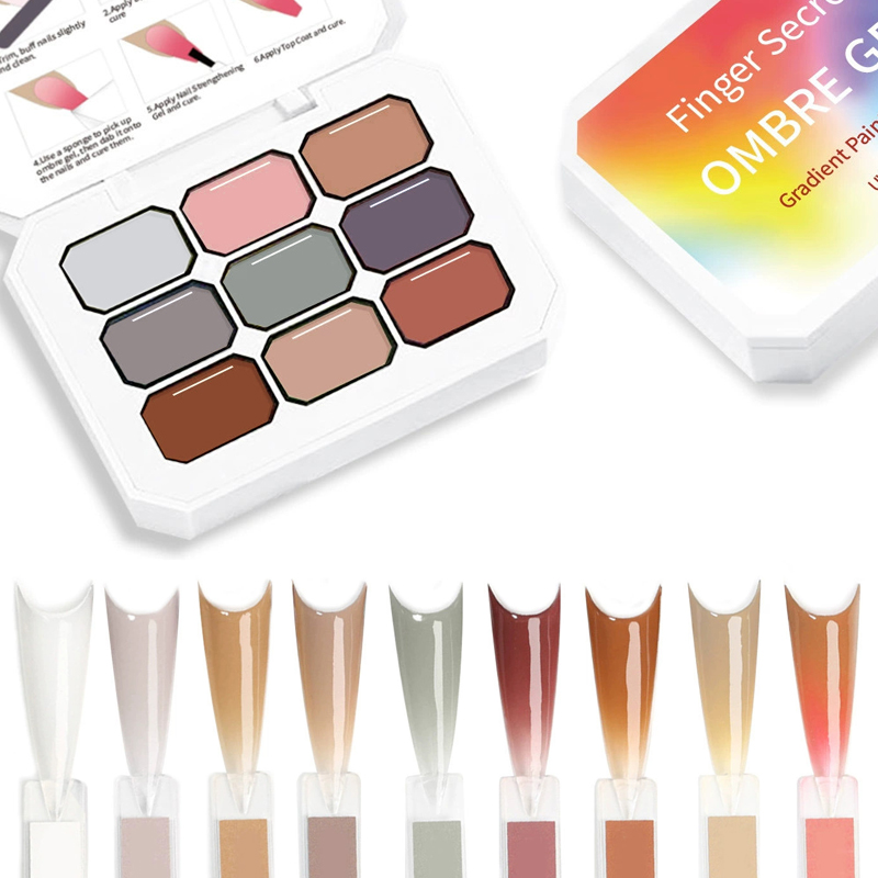 Nail Art Painting - Gel per Unghie con 9 Colori