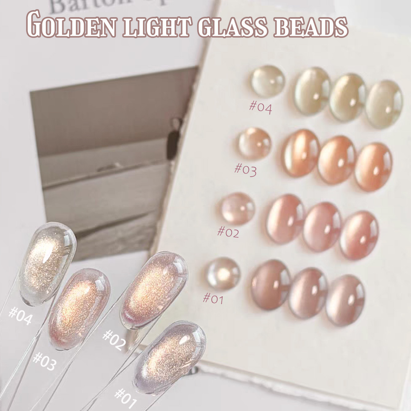 Nail Art Cat Eye Pink - 1 pz Smalto Gel Occhi di