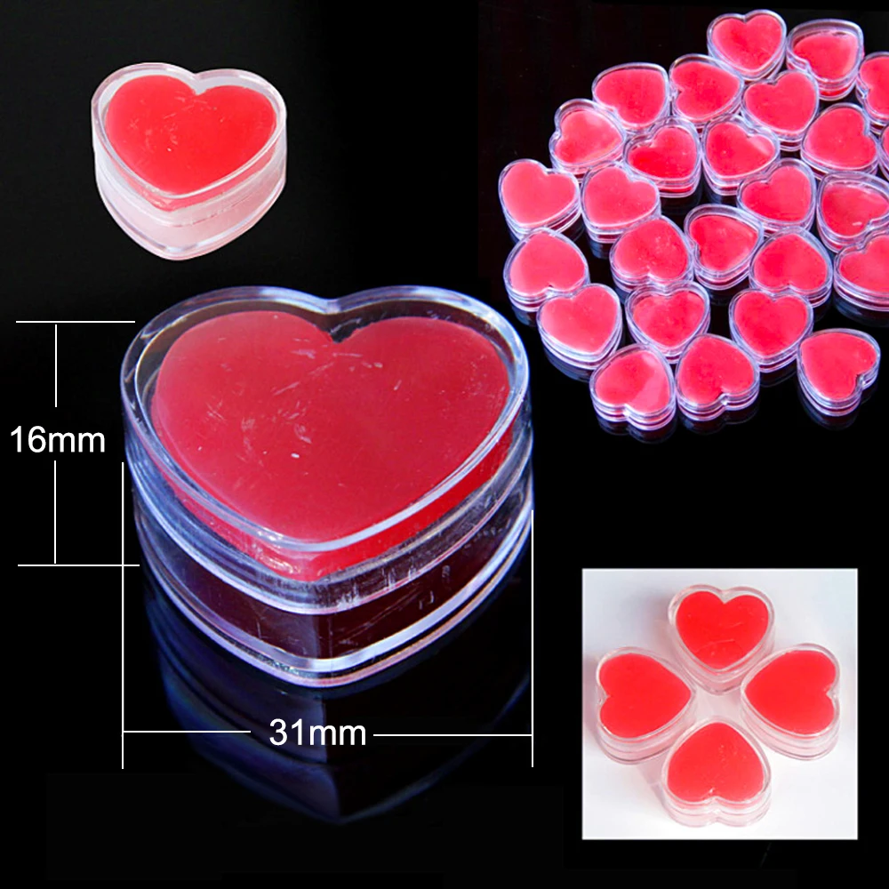 3/6 pezzi a forma di cuore pit - Nail Art Painting recensione e prezzo