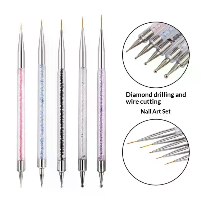 Set di 5 Pennelli per Nail Art - Nail Art Painting recensione e prezzo