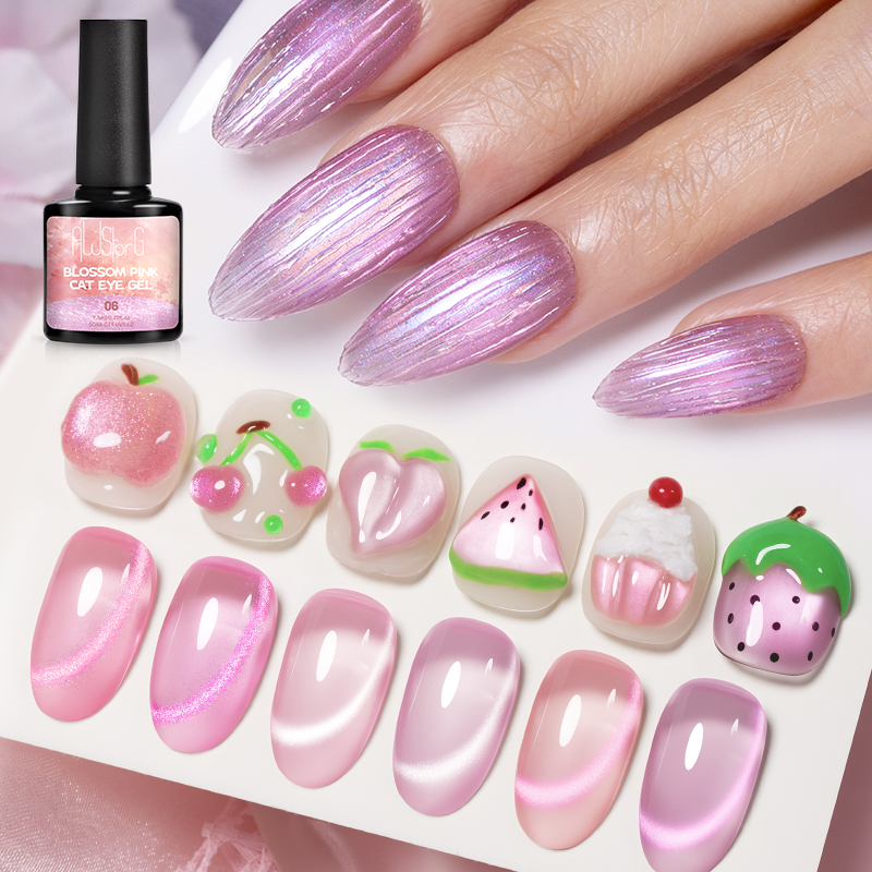 AWStorG 7.5ML Flash Pure Lust  - Nail Art Cat Eye Pink recensione e prezzo