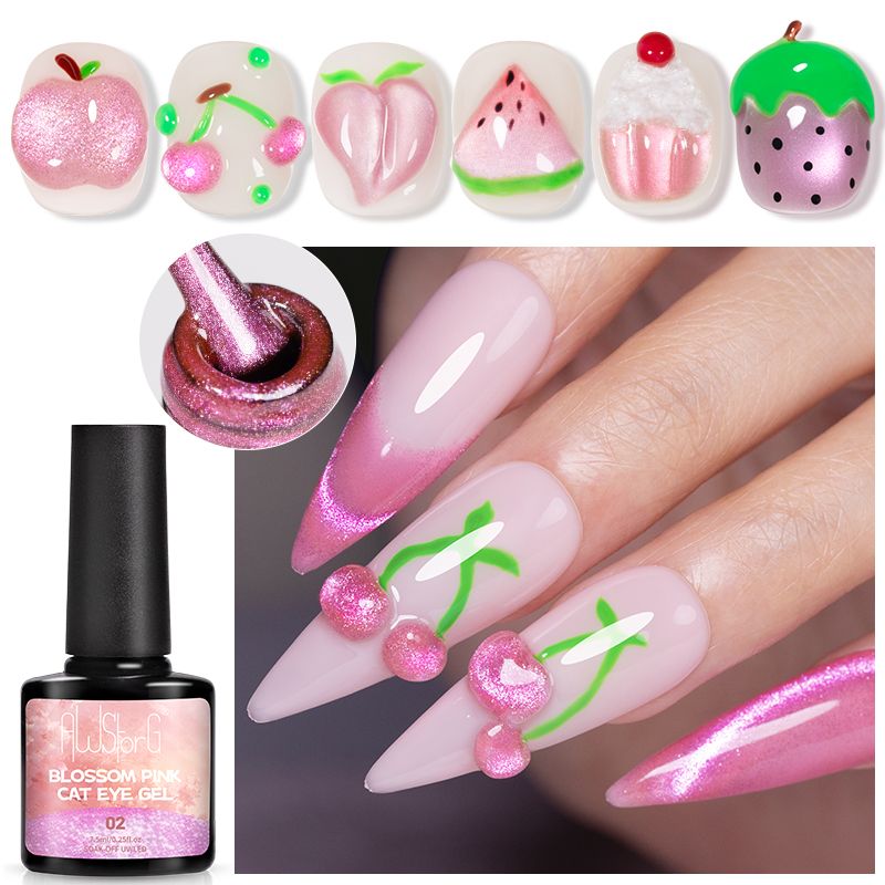 AWStorG 7.5ML Flash Pure Lust  - Nail Art Cat Eye Pink recensione e prezzo