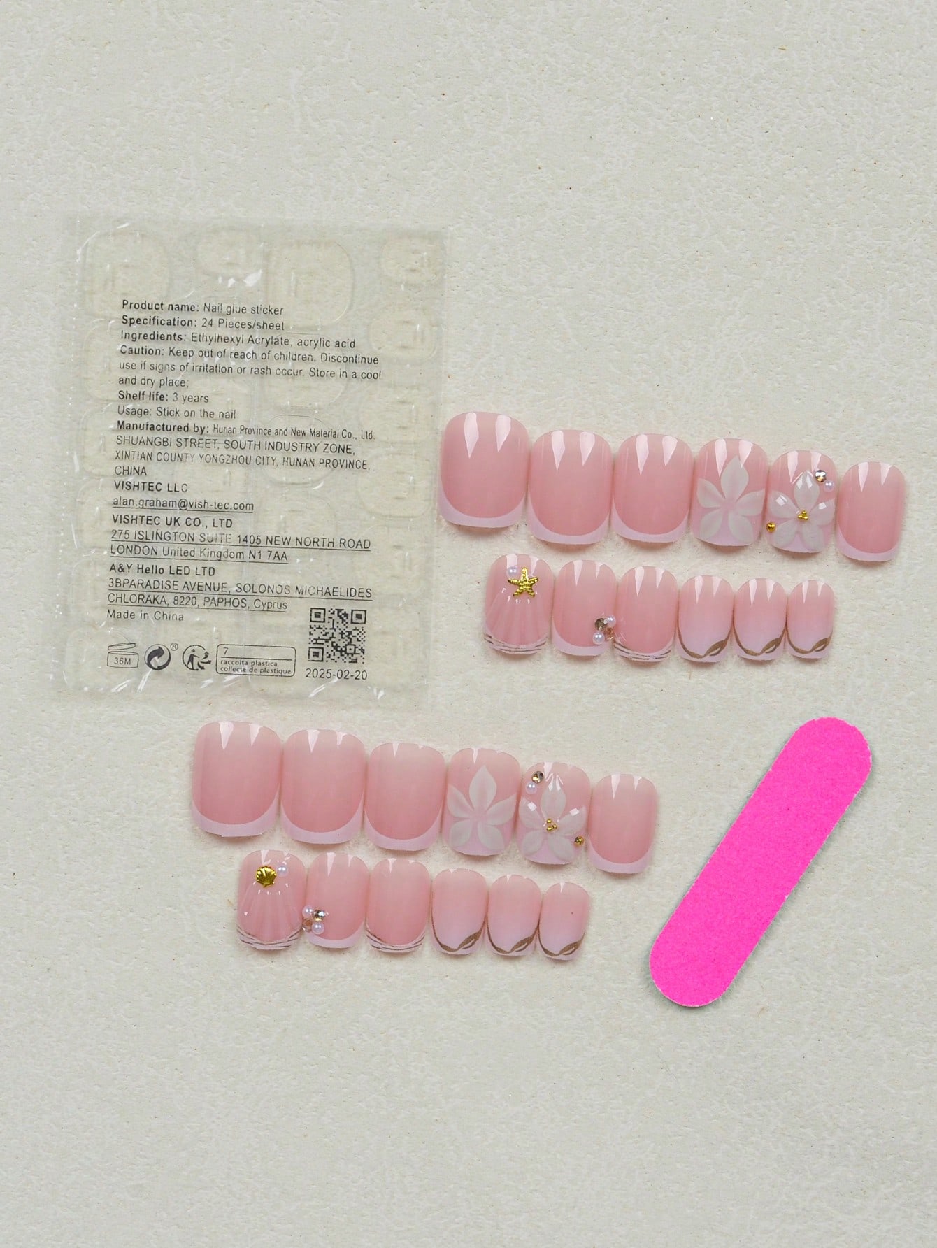 24 pezzi di unghie finte quadr - Nail Art Halal recensione e prezzo