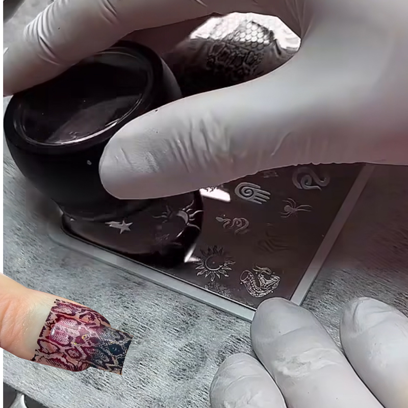 Immagine animale Serpente Leop - Nail Art Zebra recensione e prezzo