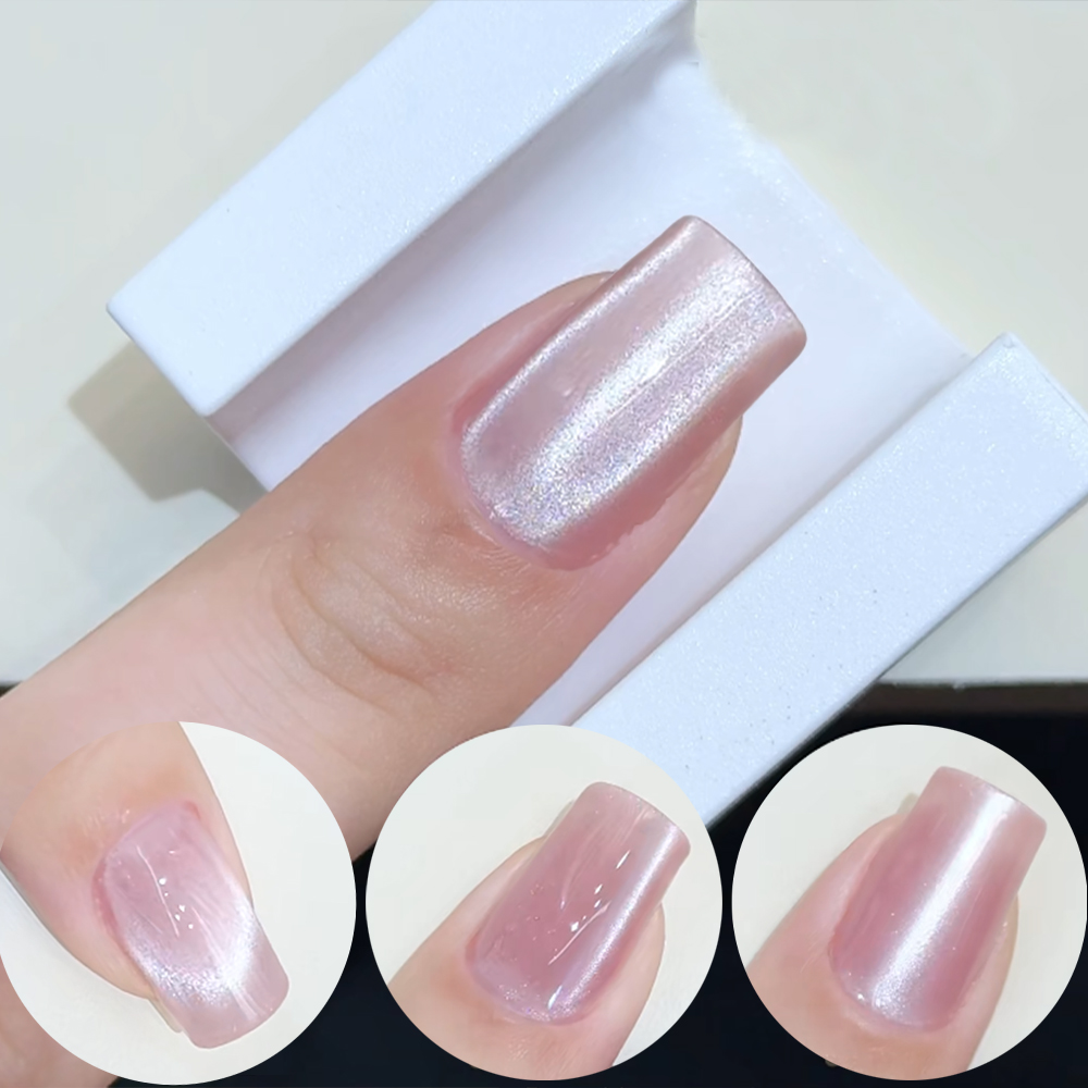 5D a forma di U francese Cat E - Nail Art Cat Eye Pink recensione e prezzo