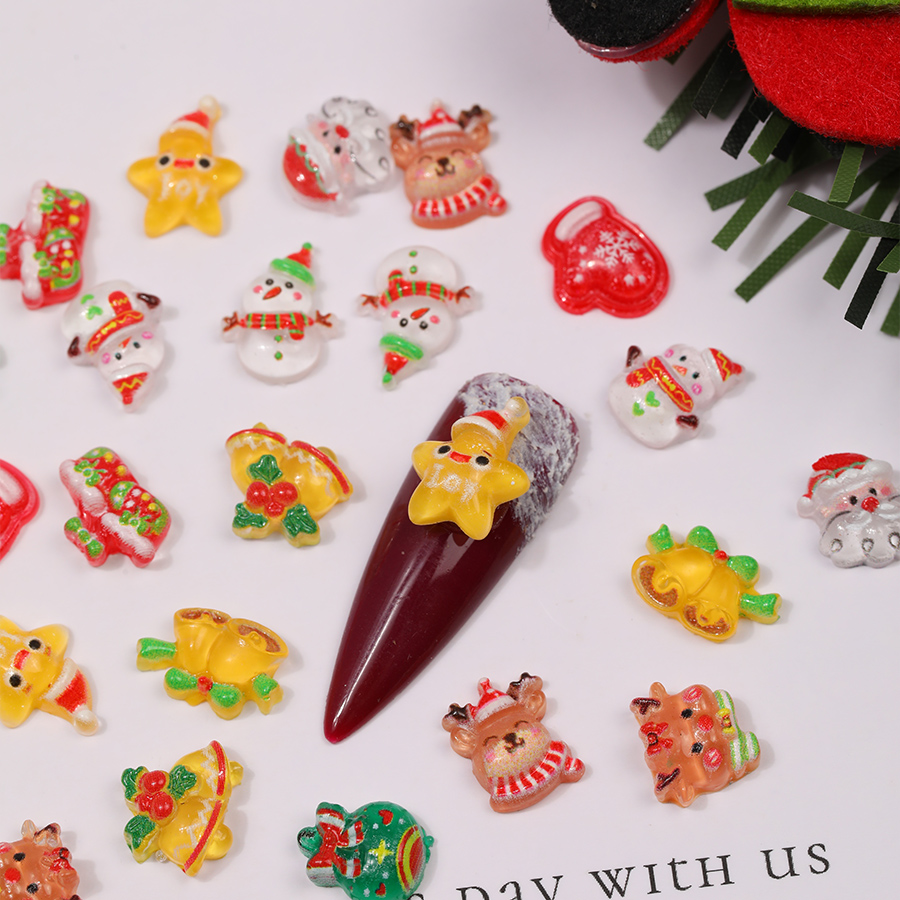 24 Pezzi di Affascinanti Decor - Nail Art Xmas recensione e prezzo
