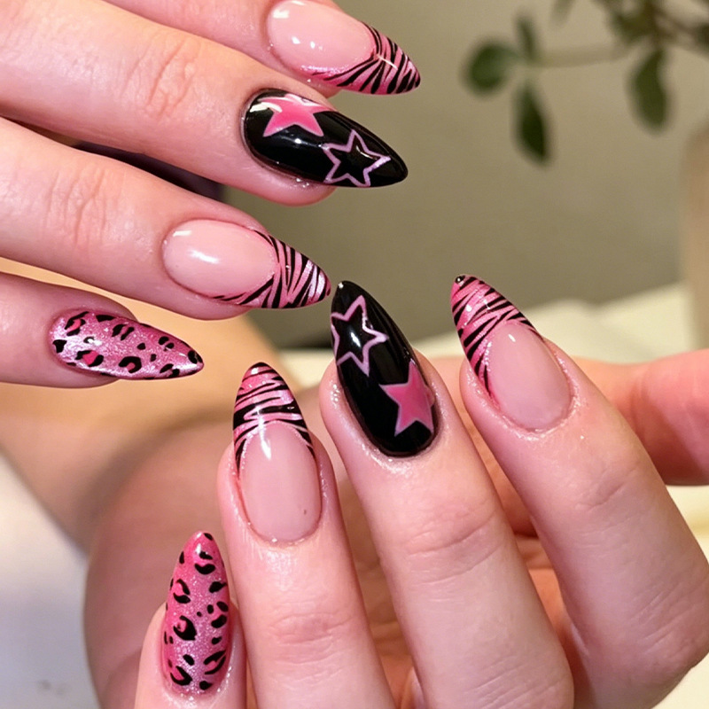 24 pz. Unghie Finte Y2K Rosa Z - Nail Art Zebra recensione e prezzo