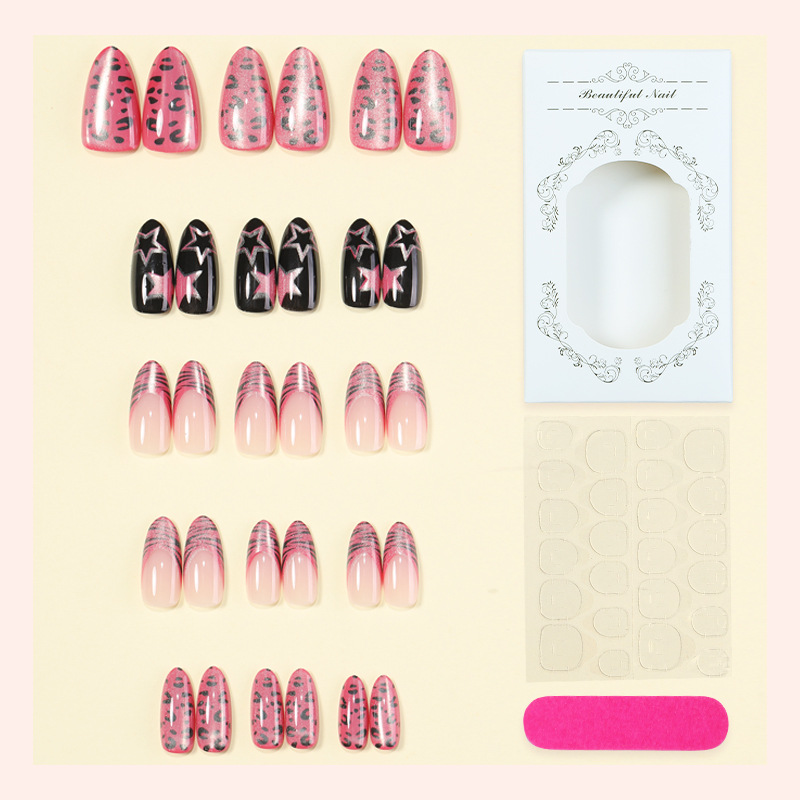 24 pz. Unghie Finte Y2K Rosa Z - Nail Art Zebra recensione e prezzo
