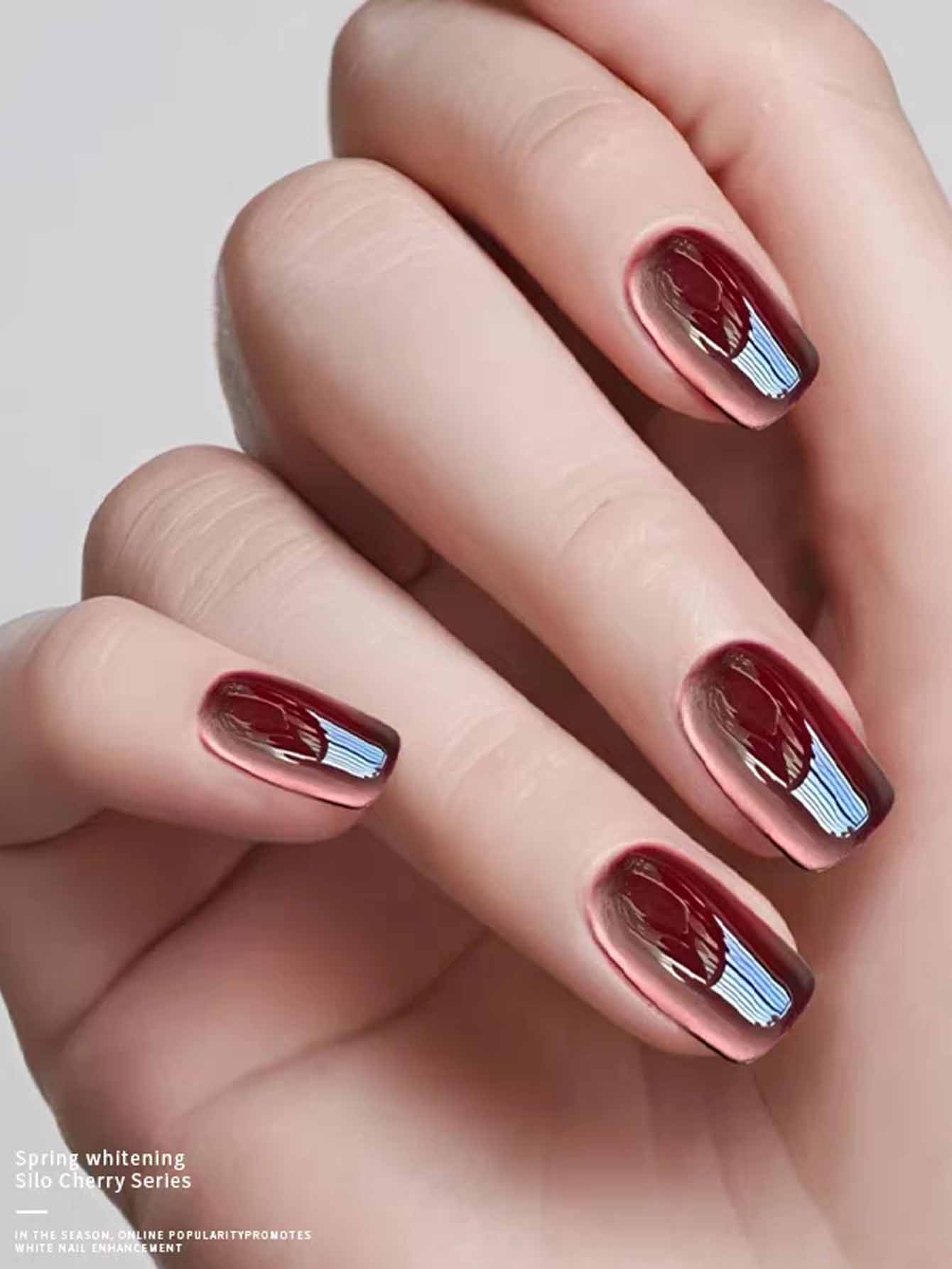 1PC 12ML Drunken Tango Cat Eye - Nail Art Burgundy recensione e prezzo