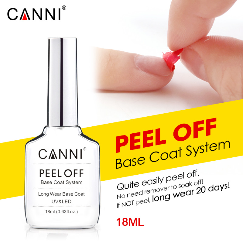 Canni 18ml Diamond Nowipe Top  - Peel Off Base Coat recensione e prezzo