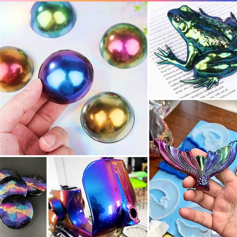 3g Chameleon Mica polvere pigm - Nail Art Emerald recensione e prezzo