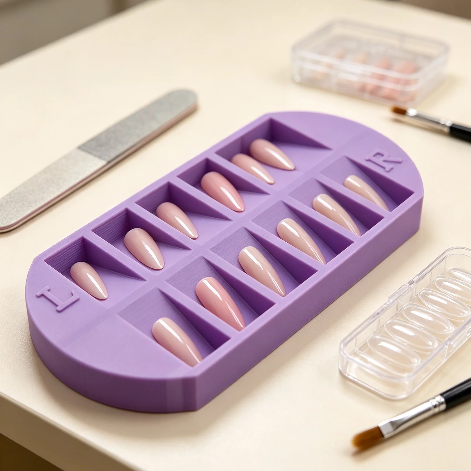 Vassoio porta-punte per unghie - Nail Art Halal recensione e prezzo