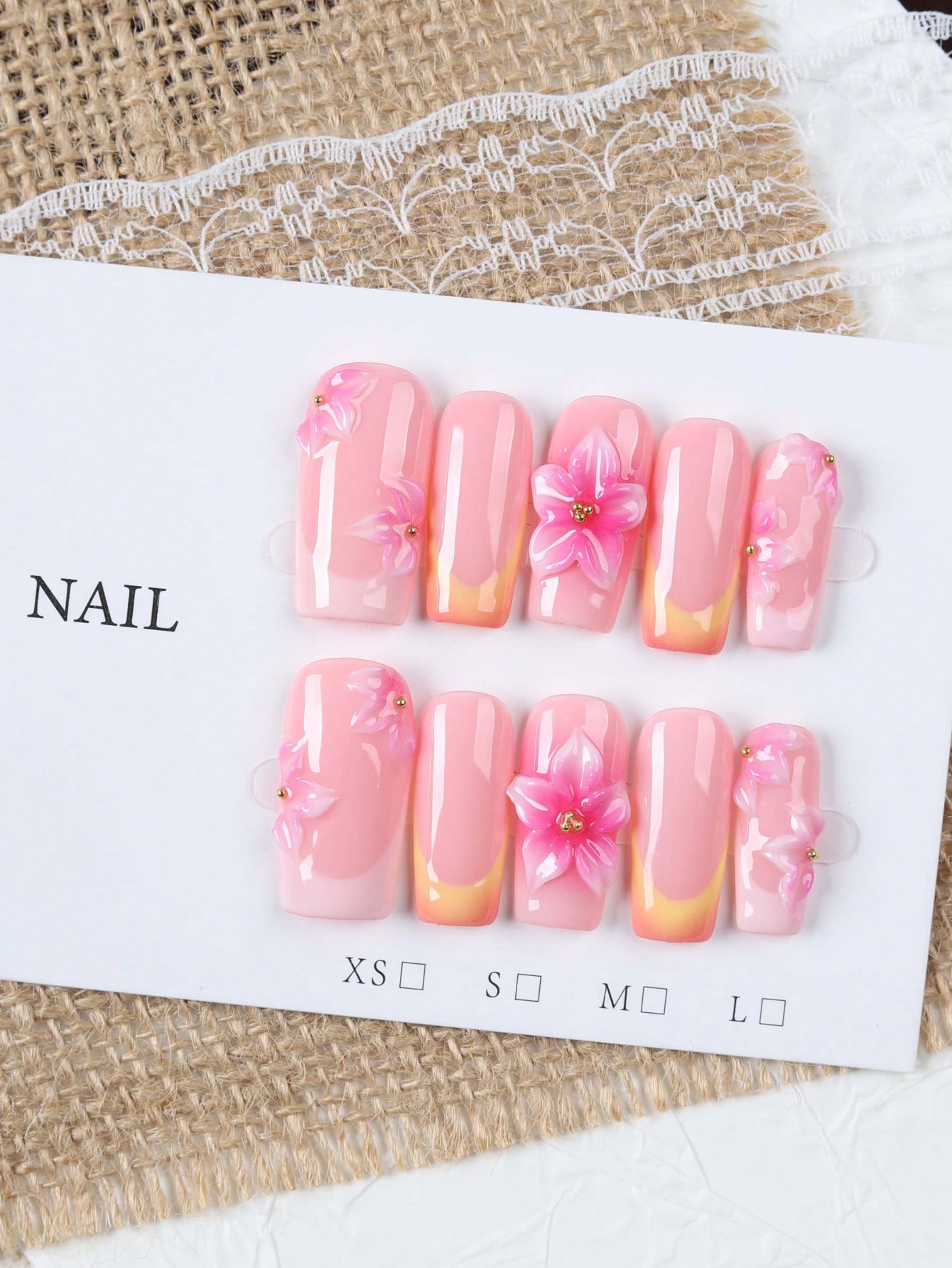 10 pezzi di unghie finte retta - Nail Art Gold recensione e prezzo