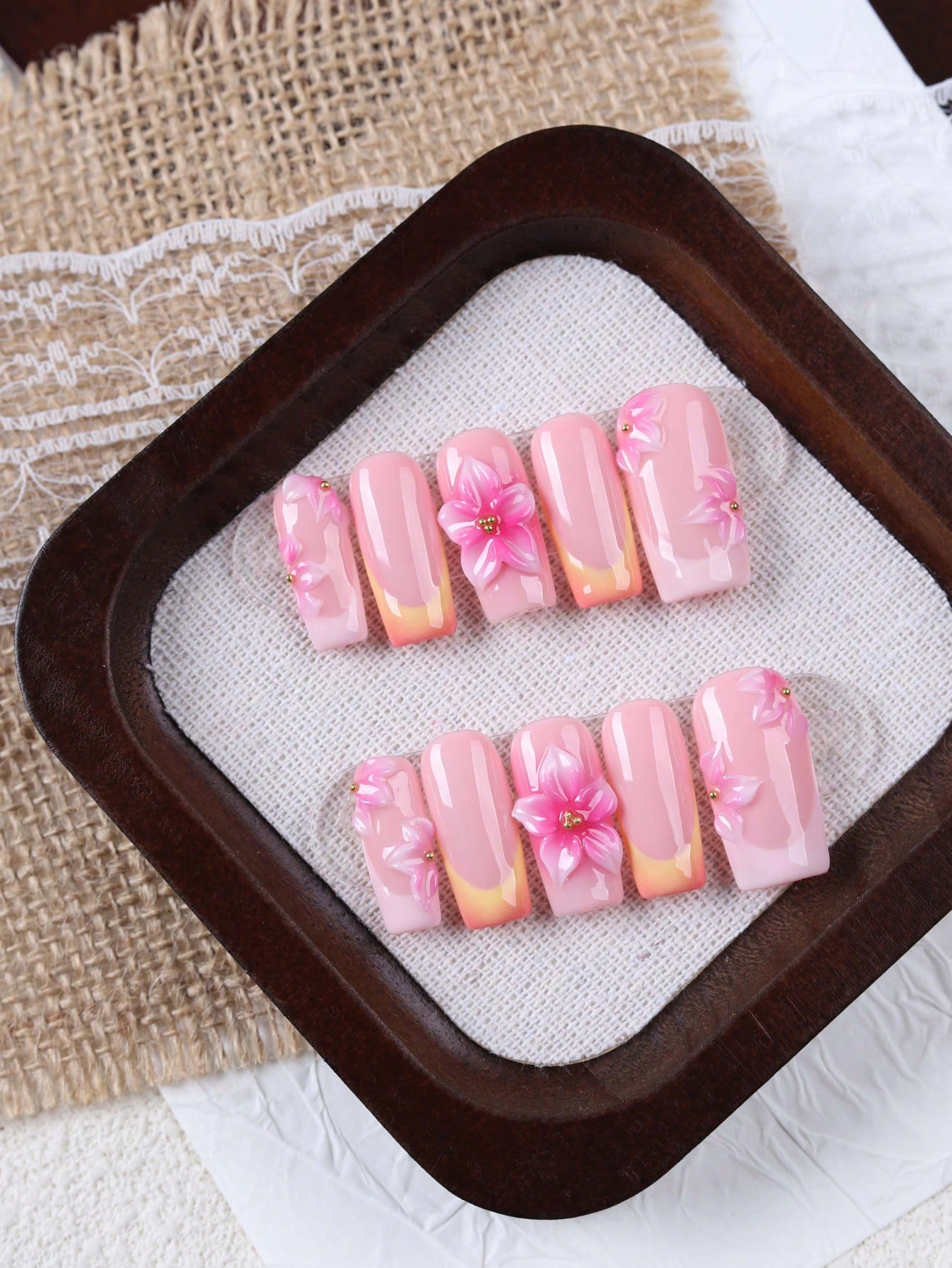 10 pezzi di unghie finte retta - Nail Art Gold recensione e prezzo