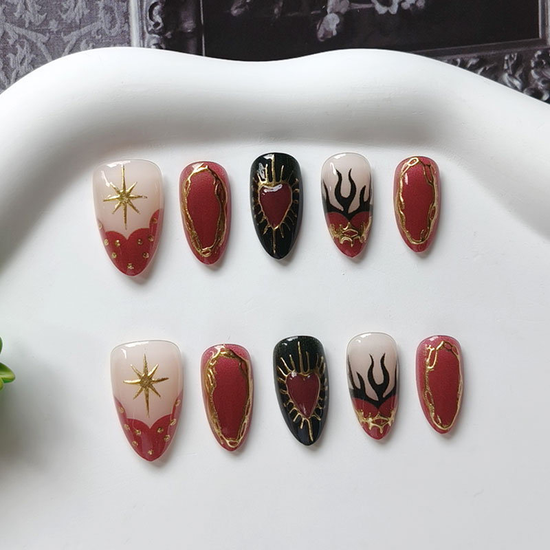 10 Pezzi Unghie Finte per Donn - Nail Art Cat Eye recensione e prezzo