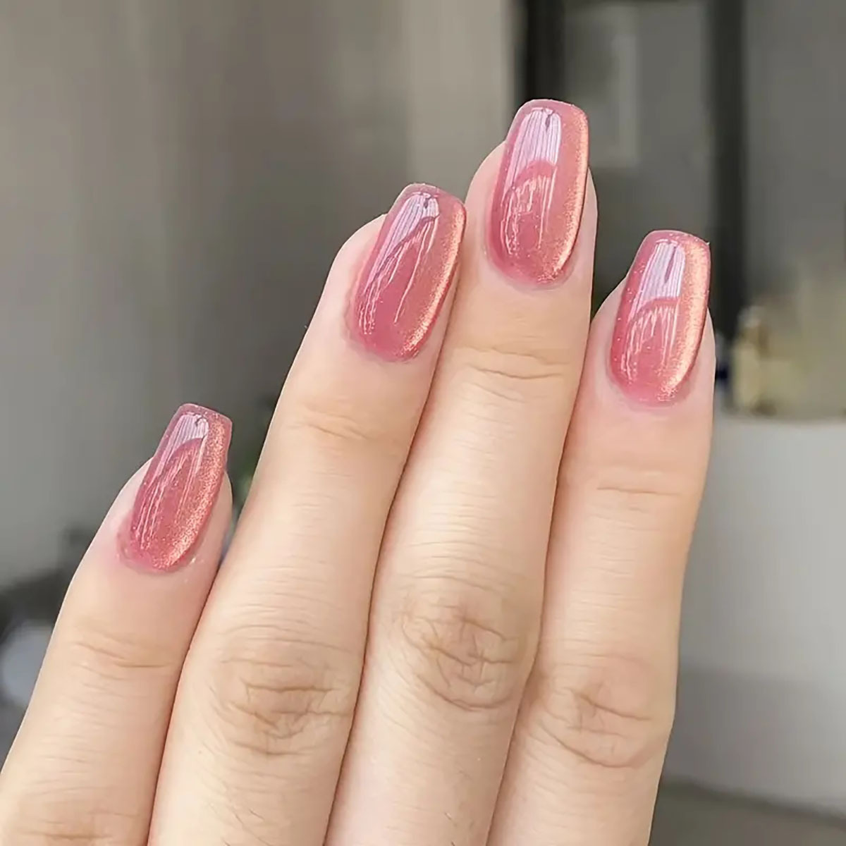 24 pz/30 pz corto quadrato bal - Nail Art Cat Eye Pink recensione e prezzo