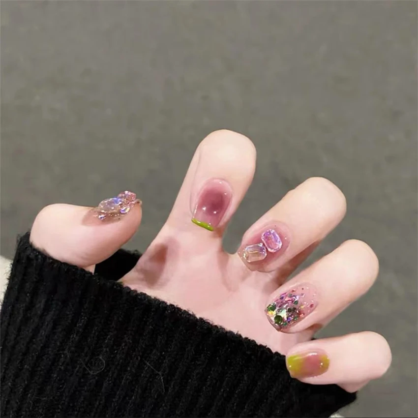 24 pz/set Natale Lungo Acrilic - Nail Art Xmas recensione e prezzo