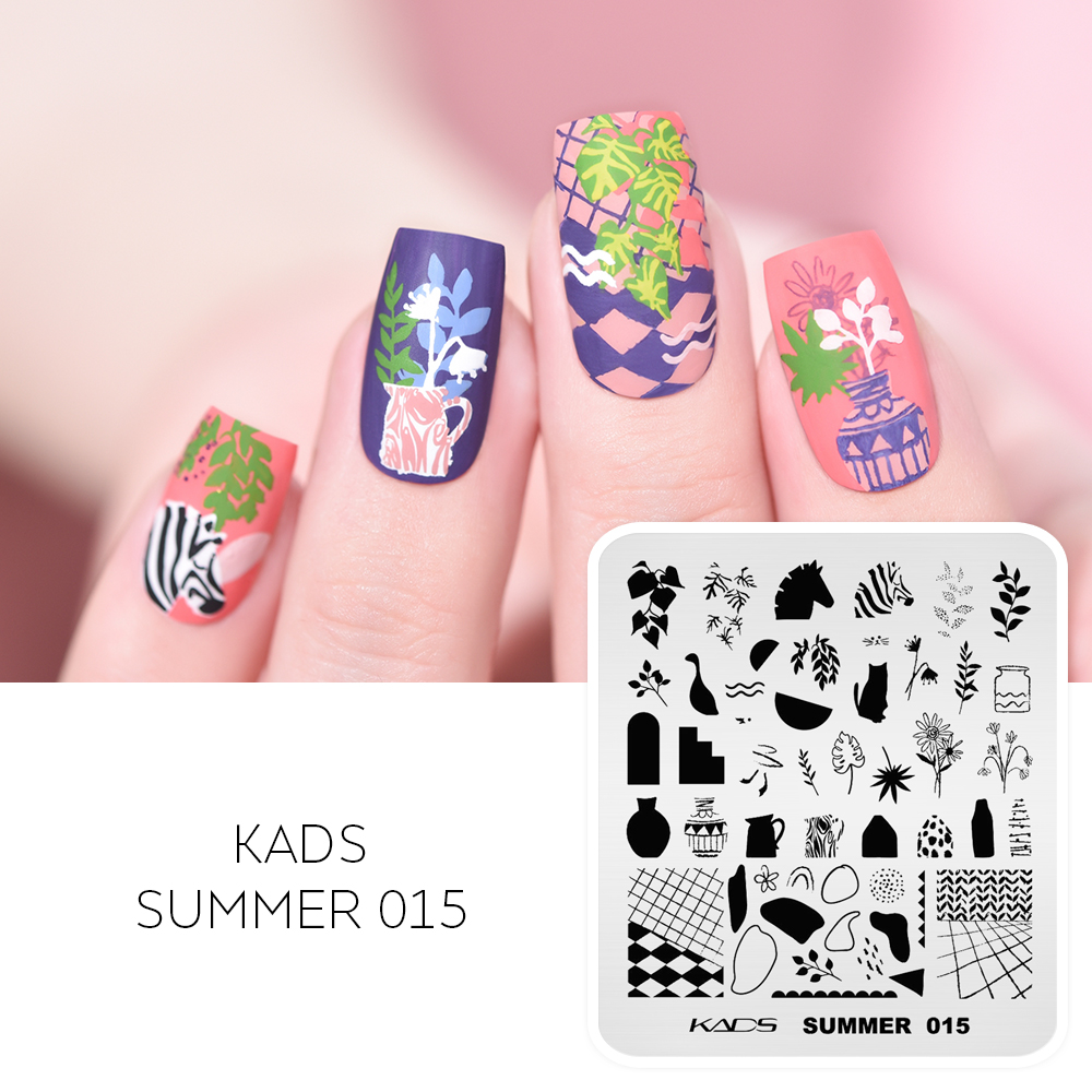 KADS Summer 015 piatti per Nai - Nail Art Zebra recensione e prezzo