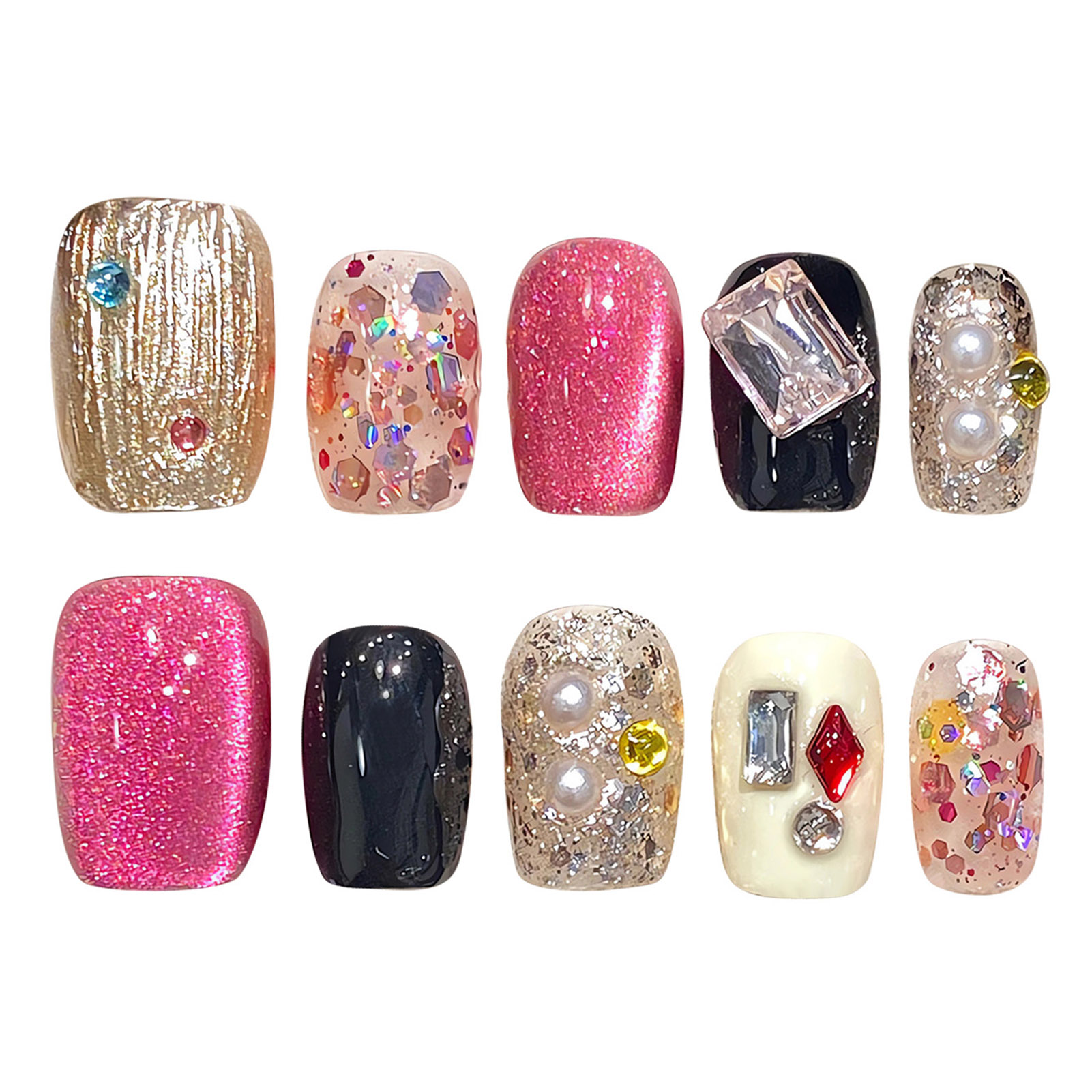 Stampa fatta a mano sulle ungh - Nail Art Cat Eye recensione e prezzo