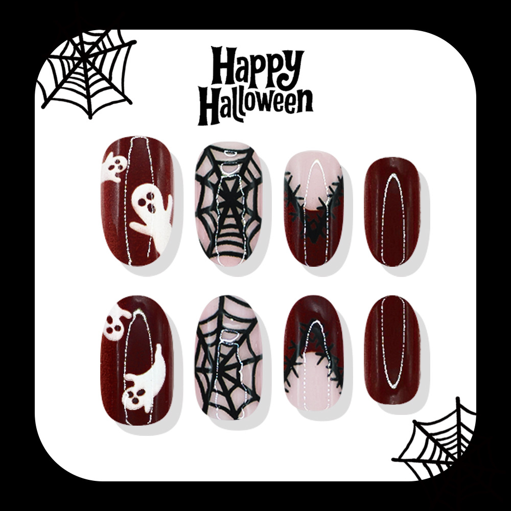 Set di 24 Unghie Finte per Hal - Nail Art Burgundy recensione e prezzo