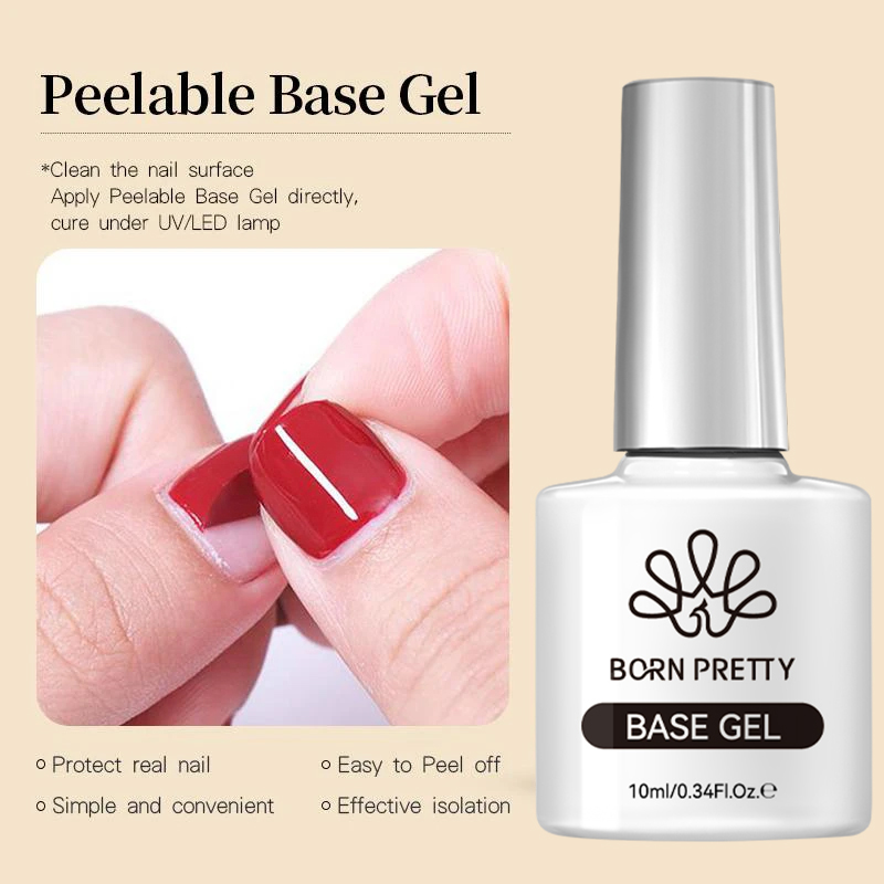 BORN PRETTY Peel Off Base Gel  - Peel Off Base Coat recensione e prezzo