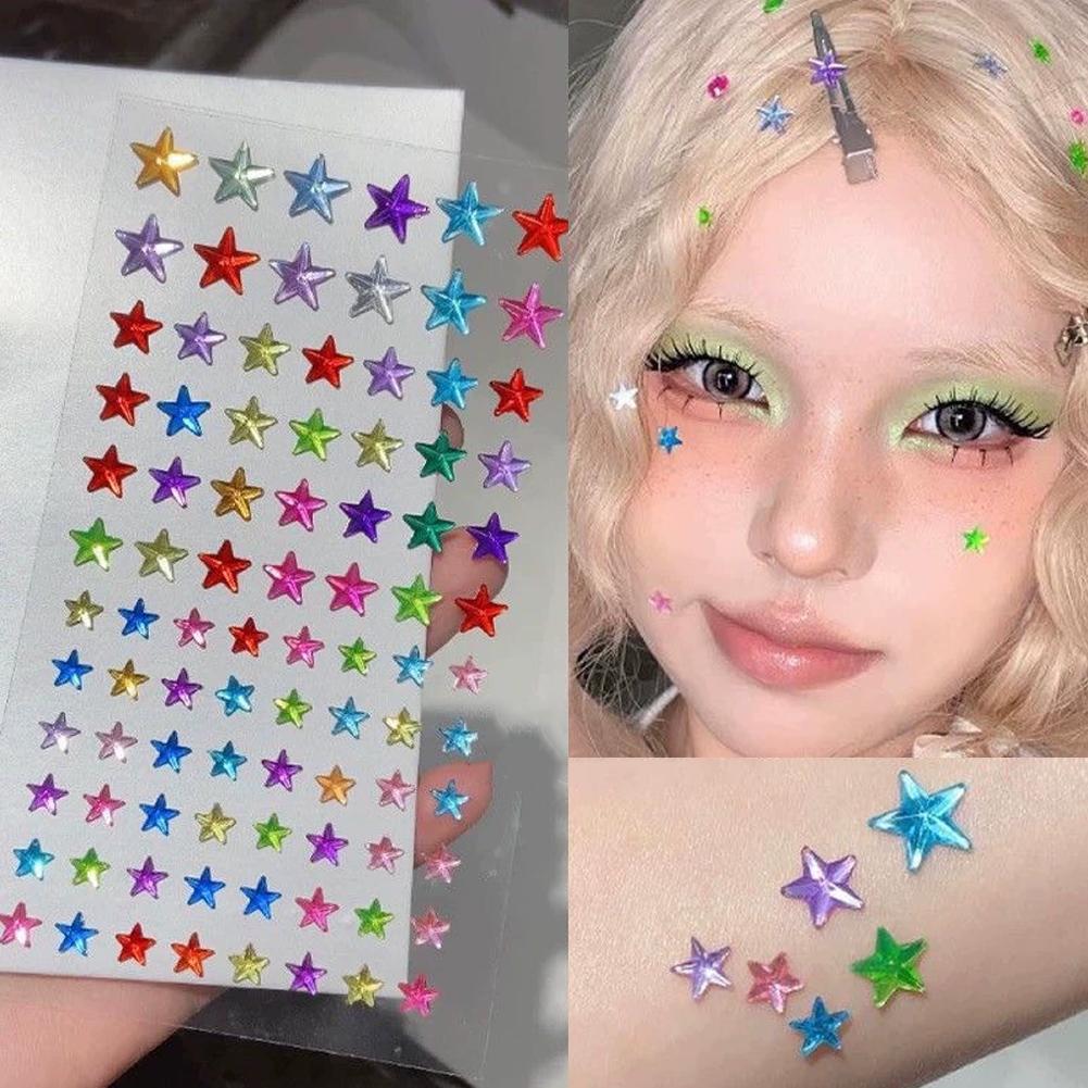 Strass Adesivi per Viso, Gemme - Nail Art Emerald recensione e prezzo