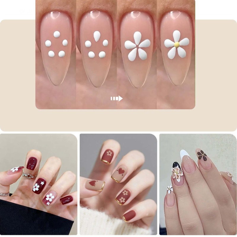 Penna per Nail Art a 5 Petali, - Nail Art One Stroke recensione e prezzo