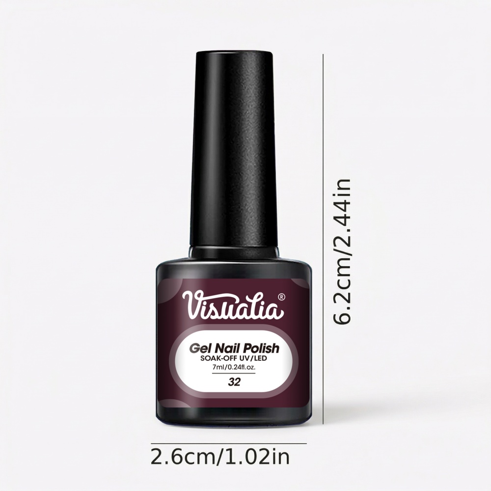 Visuatia Gel per Unghie Rosso  - Nail Art Burgundy recensione e prezzo