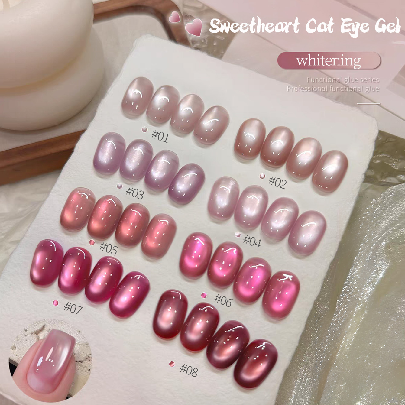 1 pz TC 2026 Nuova Collezione  - Nail Art Cat Eye Pink recensione e prezzo
