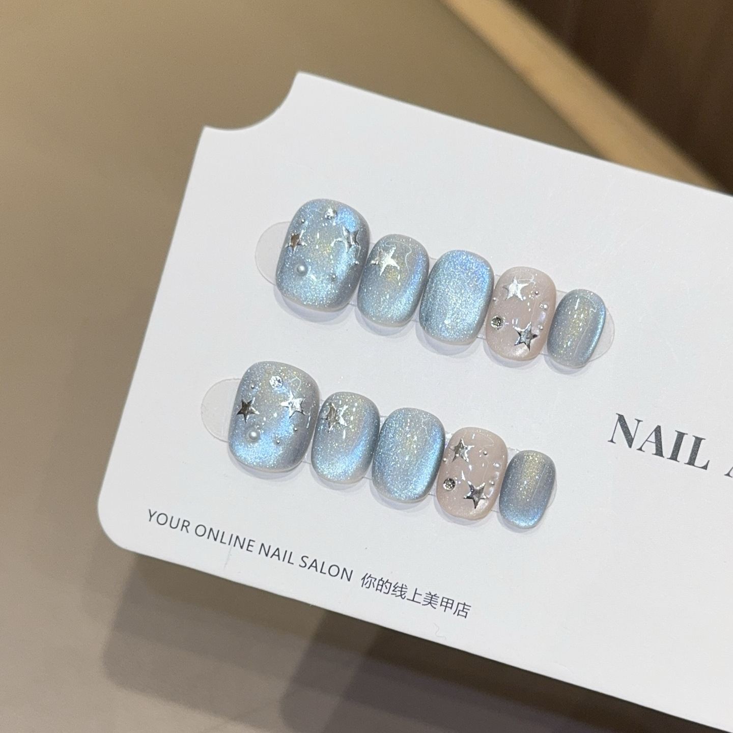10 pezzi viola testa tonda cor - Nail Art Cat Eye recensione e prezzo