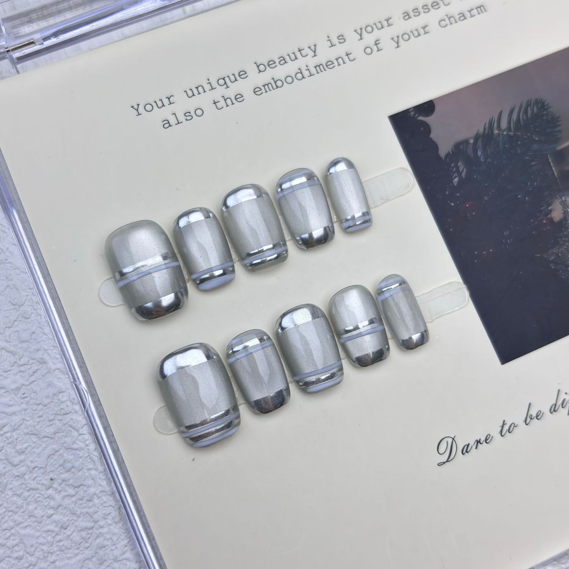 10 pz. Unghie Finte Aurora Cro - Nail Art Cat Eye recensione e prezzo