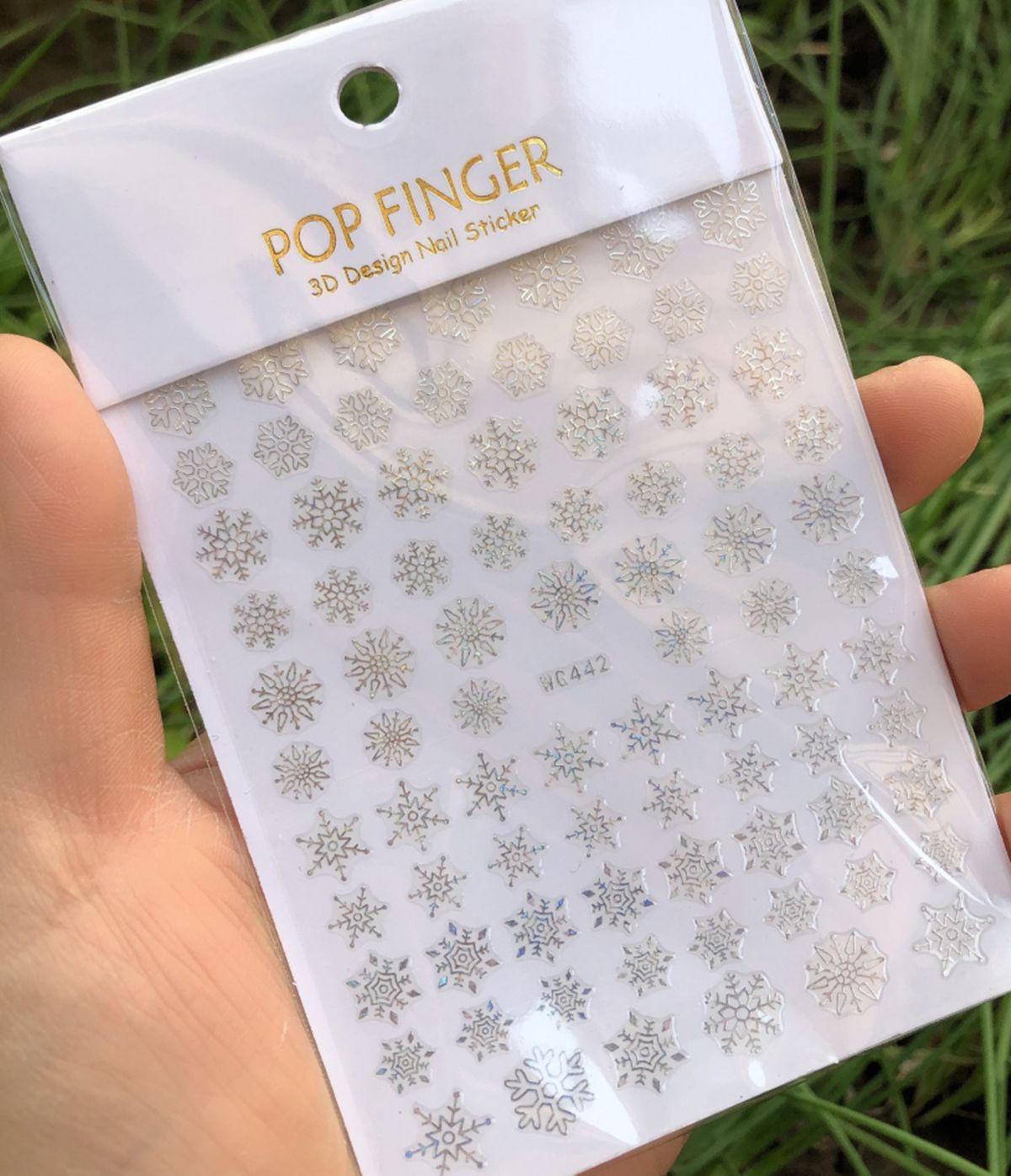 Fiocchi di neve d'argento olog - Nail Art Xmas recensione e prezzo