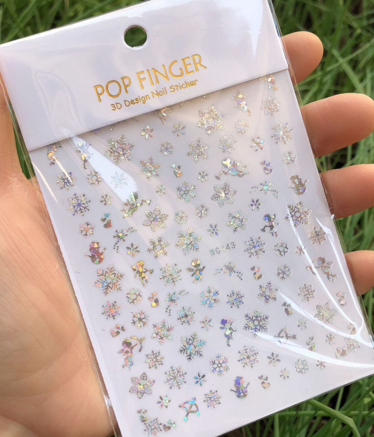 Fiocchi di neve d'argento olog - Nail Art Xmas recensione e prezzo