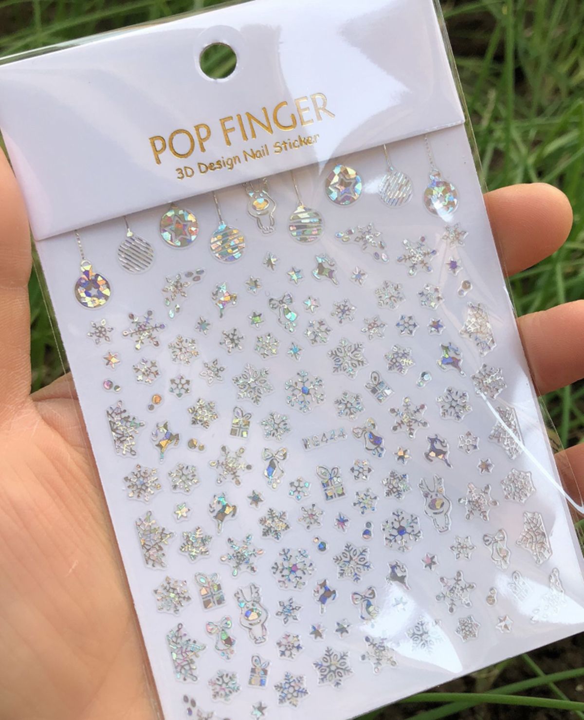 Fiocchi di neve d'argento olog - Nail Art Xmas recensione e prezzo