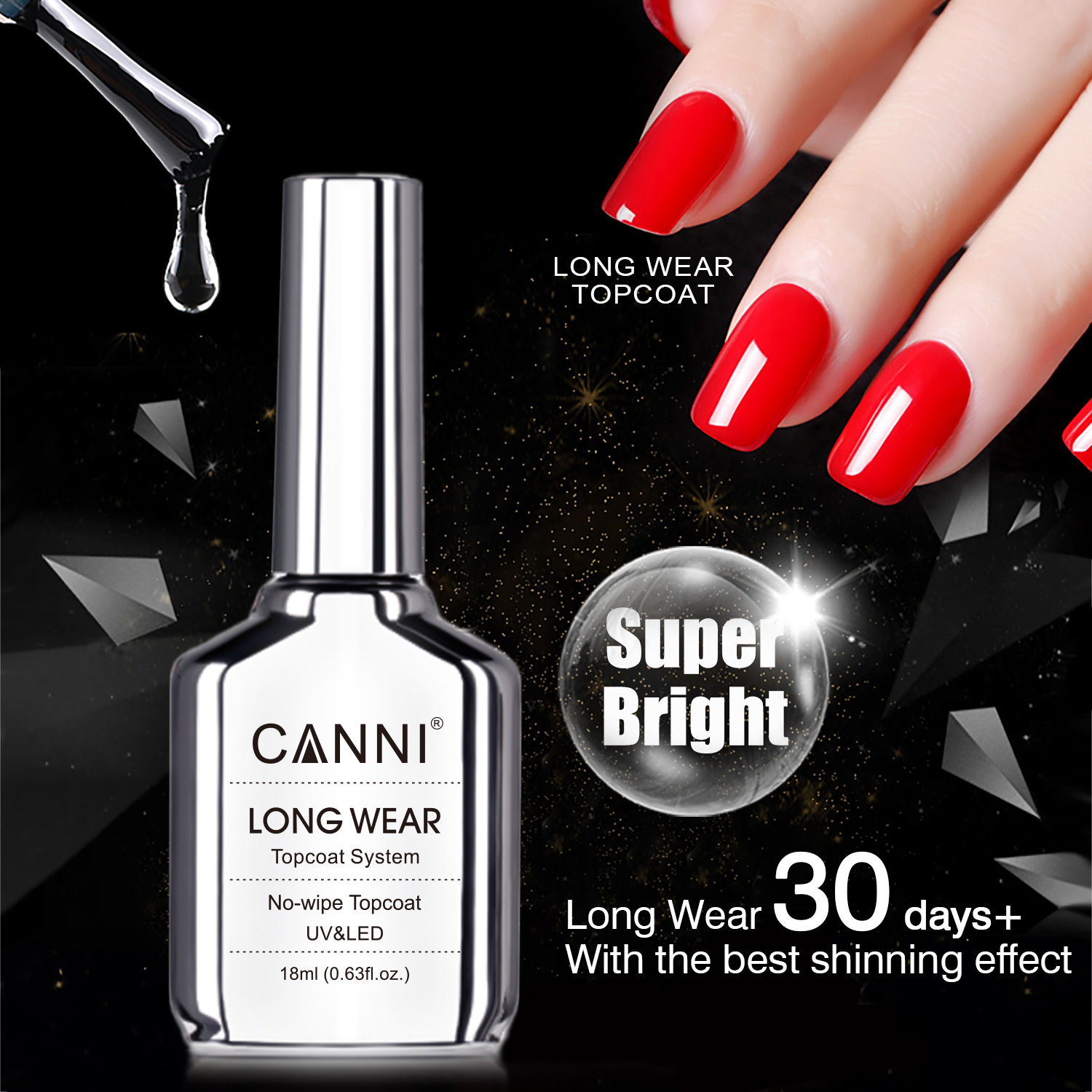 CANNI 18ml TPO HEMA Free Gel S - Peel Off Base Coat recensione e prezzo