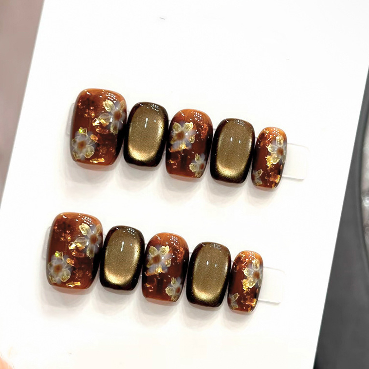 10 pz. Unghie Finte Press-On F - Nail Art Cat Eye recensione e prezzo