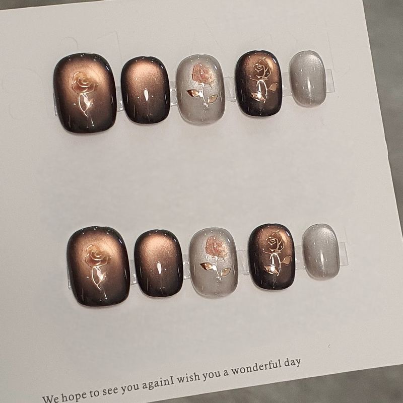 10 pz. Unghie Finte Press-On F - Nail Art Cat Eye recensione e prezzo