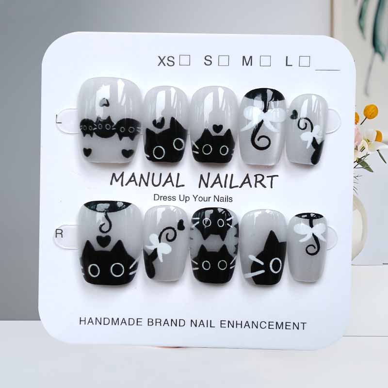 10 pezzi simpatico cartone ani - Nail Art Cat Eye recensione e prezzo