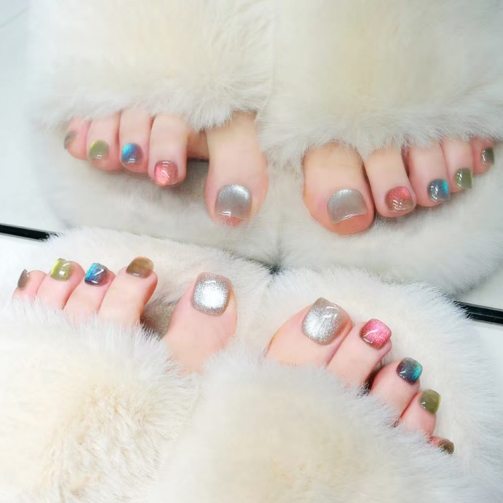 24 pezzi unghie finte occhi di - Nail Art Cat Eye recensione e prezzo